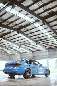 Preview wallpaper bmw m3 competition, bmw, car, blue, side view