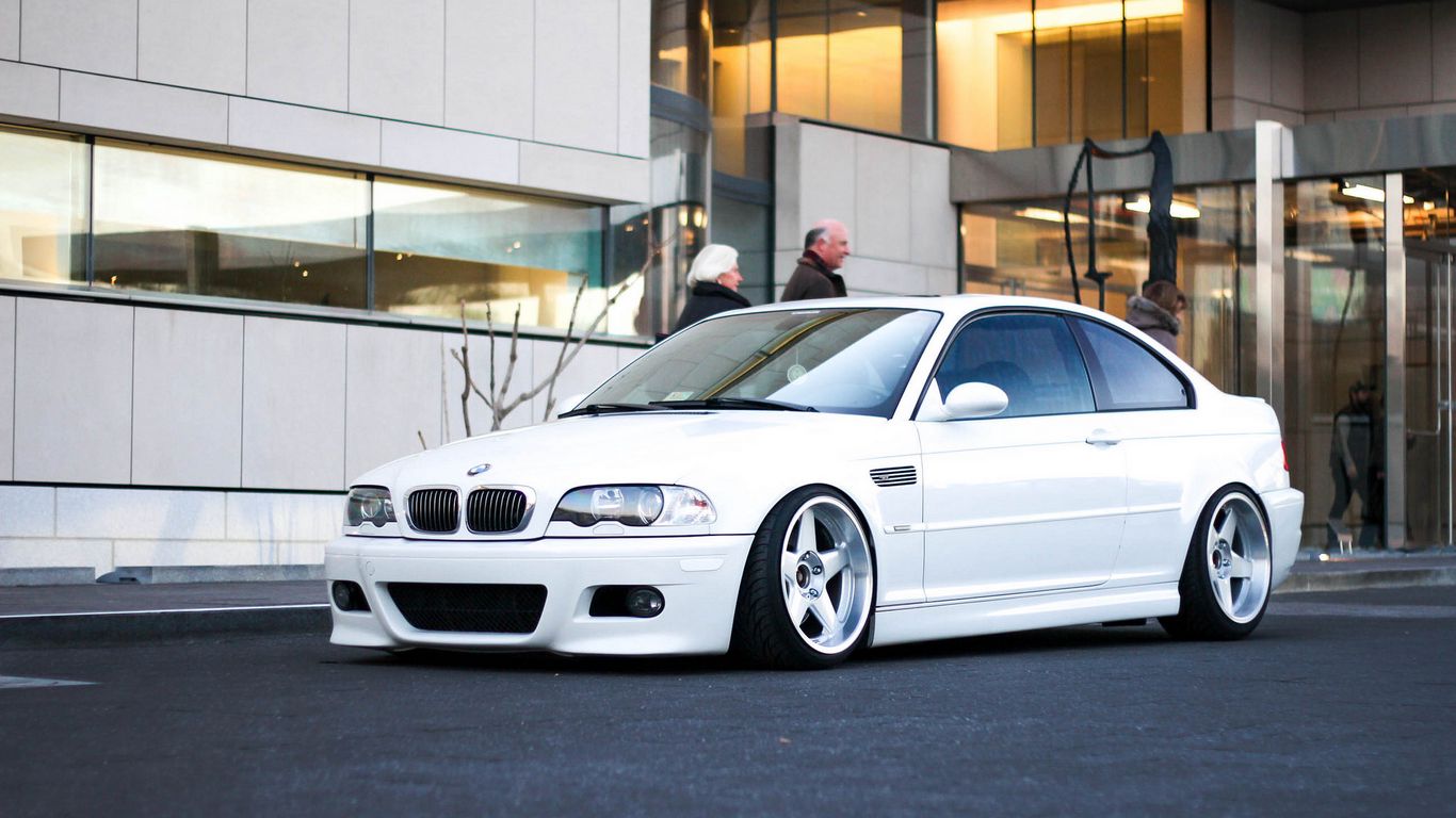 HD wallpaper: BMW M3 E46 HD, white, front, Tuning, Cars s HD