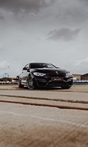 Preview wallpaper bmw m4, bmw, car, sportscar, black