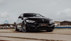 Preview wallpaper bmw m4, bmw, car, sportscar, black