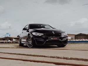 Preview wallpaper bmw m4, bmw, car, sportscar, black