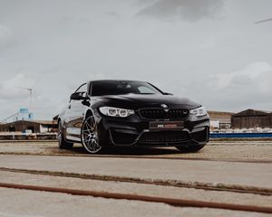 Preview wallpaper bmw m4, bmw, car, sportscar, black