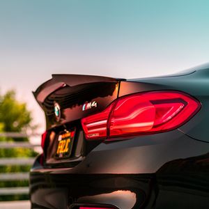 Preview wallpaper bmw m4, bmw, car, headlight, close