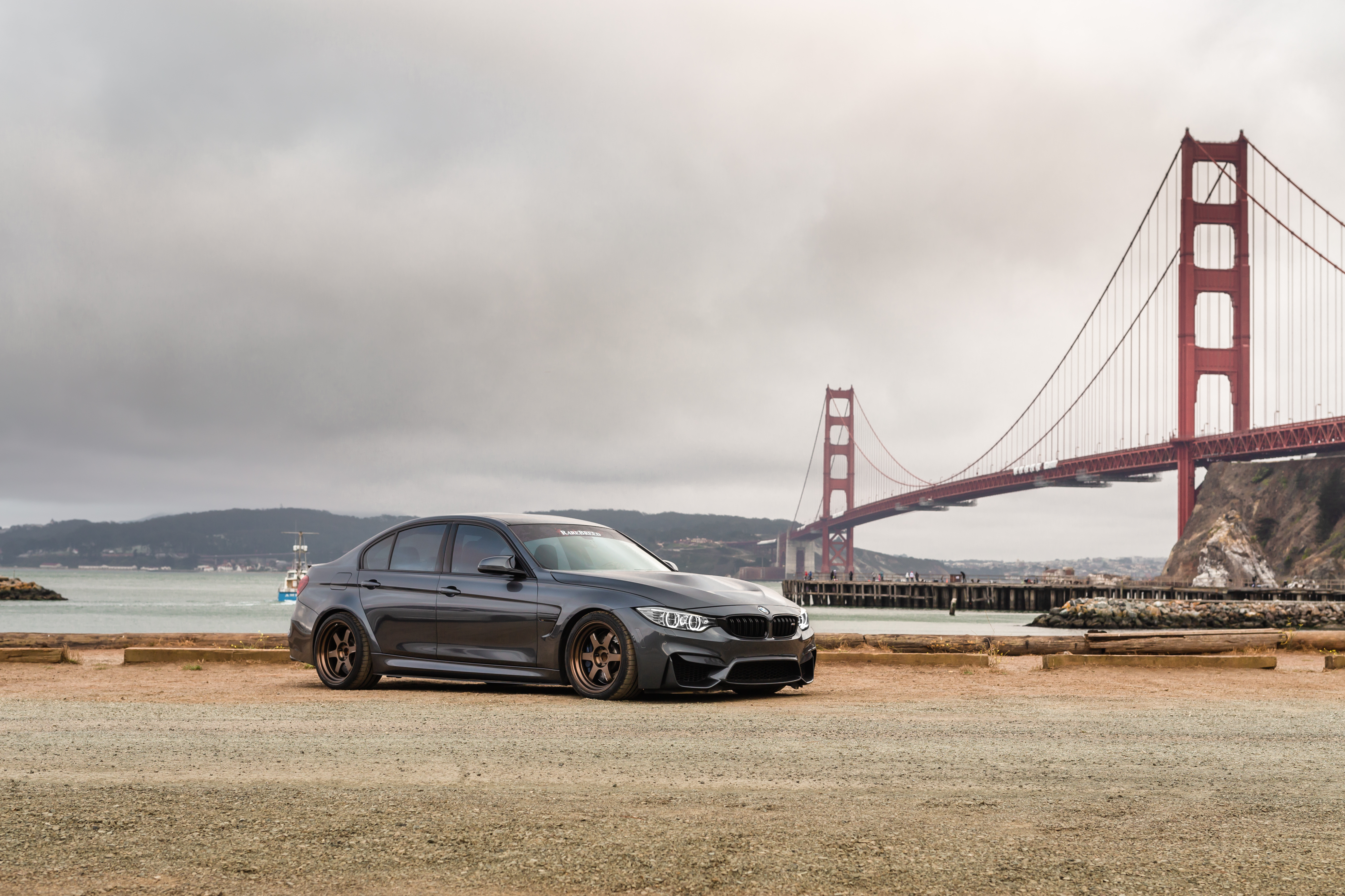 5297x3531 Wallpaper bmw m4, bmw, car, black, wheel