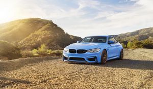 Preview wallpaper bmw m4, bmw, side view