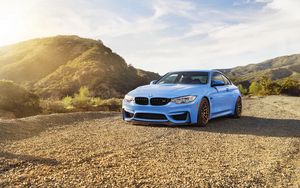 Preview wallpaper bmw m4, bmw, side view