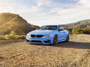 Preview wallpaper bmw m4, bmw, side view