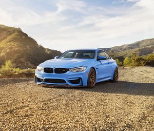 Preview wallpaper bmw m4, bmw, side view