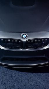 Preview wallpaper bmw, m4, hood, front view