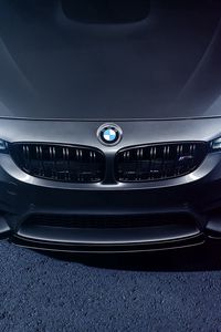 Preview wallpaper bmw, m4, hood, front view