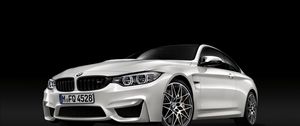 Preview wallpaper bmw, m4, white, side view