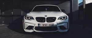 Preview wallpaper bmw m6, bmw, car, white, front view