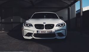 Preview wallpaper bmw m6, bmw, car, white, front view