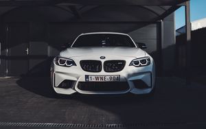 Preview wallpaper bmw m6, bmw, car, white, front view