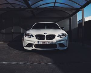 Preview wallpaper bmw m6, bmw, car, white, front view