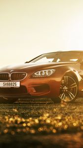 Preview wallpaper bmw m6, bmw, cars, side view, light
