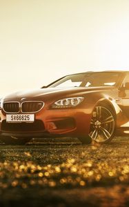 Preview wallpaper bmw m6, bmw, cars, side view, light