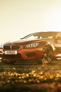 Preview wallpaper bmw m6, bmw, cars, side view, light