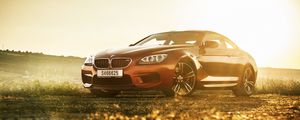 Preview wallpaper bmw m6, bmw, cars, side view, light