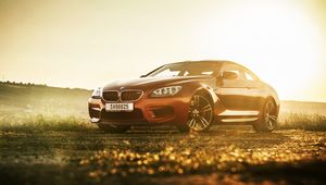 Preview wallpaper bmw m6, bmw, cars, side view, light