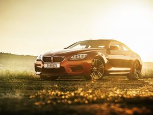 Preview wallpaper bmw m6, bmw, cars, side view, light