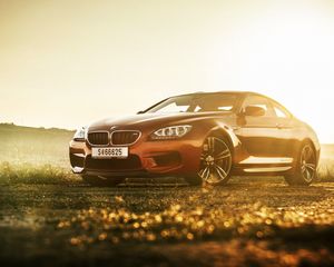 Preview wallpaper bmw m6, bmw, cars, side view, light