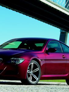 Preview wallpaper bmw m6, color, style, cars, side view