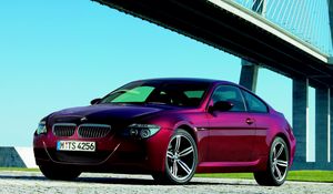 Preview wallpaper bmw m6, color, style, cars, side view