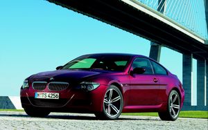 Preview wallpaper bmw m6, color, style, cars, side view