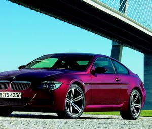 Preview wallpaper bmw m6, color, style, cars, side view