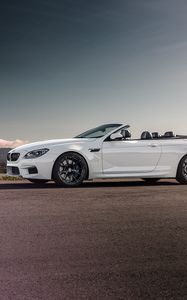 Preview wallpaper bmw, m6, convertible, side view