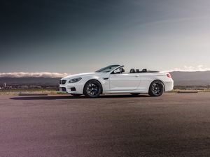 Preview wallpaper bmw, m6, convertible, side view