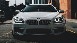 Preview wallpaper bmw m6 gran coupe, bmw m6, bmw, front view, car