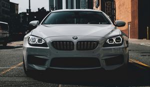 Preview wallpaper bmw m6 gran coupe, bmw m6, bmw, front view, car