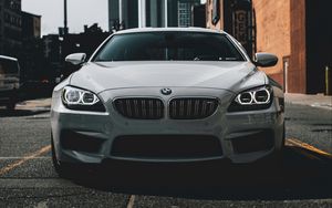 Preview wallpaper bmw m6 gran coupe, bmw m6, bmw, front view, car