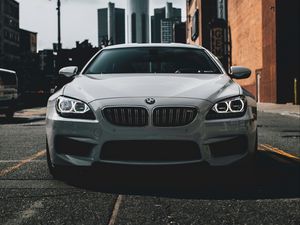 Preview wallpaper bmw m6 gran coupe, bmw m6, bmw, front view, car