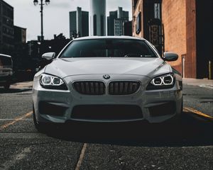 Preview wallpaper bmw m6 gran coupe, bmw m6, bmw, front view, car