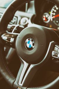 Preview wallpaper bmw, m6, steering wheel, interior