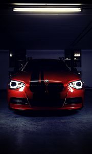 Preview wallpaper bmw m performance, bmw, red, front view