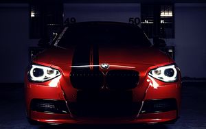 Preview wallpaper bmw m performance, bmw, red, front view