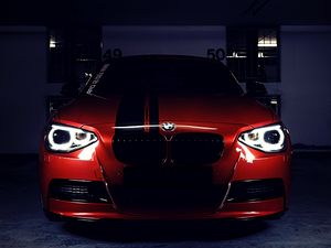 Preview wallpaper bmw m performance, bmw, red, front view