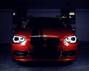 Preview wallpaper bmw m performance, bmw, red, front view