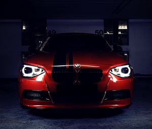 Preview wallpaper bmw m performance, bmw, red, front view