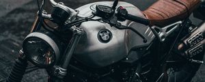 Preview wallpaper bmw, motorcycle, bike, gray