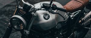 Preview wallpaper bmw, motorcycle, bike, gray