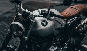 Preview wallpaper bmw, motorcycle, bike, gray