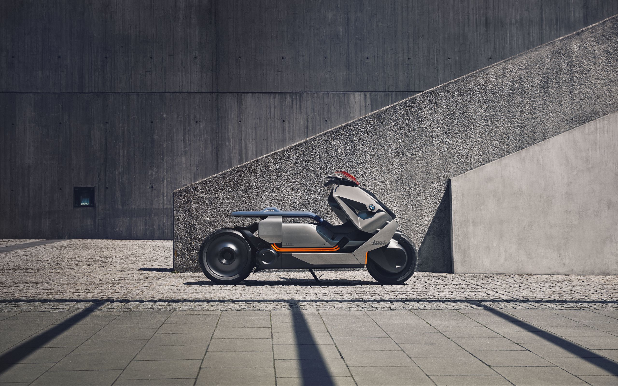 2560x1600 Wallpaper bmw, motorcycle, bike, gray, design