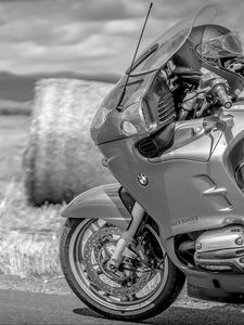 Preview wallpaper bmw r 1150 rt, bmw, motorcycle, bike, black and white