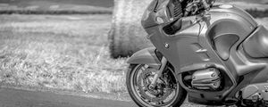 Preview wallpaper bmw r 1150 rt, bmw, motorcycle, bike, black and white