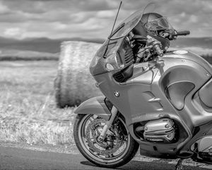 Preview wallpaper bmw r 1150 rt, bmw, motorcycle, bike, black and white